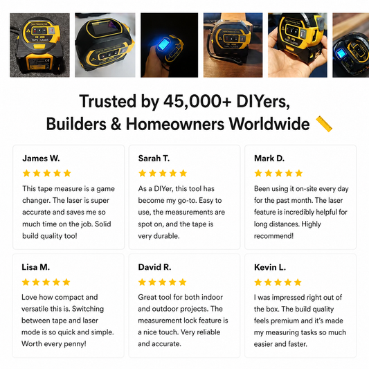 MeasureBeam™ - Digital Laser Tape Measure