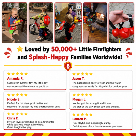 FireFighter Jr™ - Kids Water Backpack