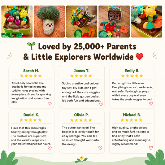Plant&Play Garden™ - Fruits & Vegetables Garden Plushies