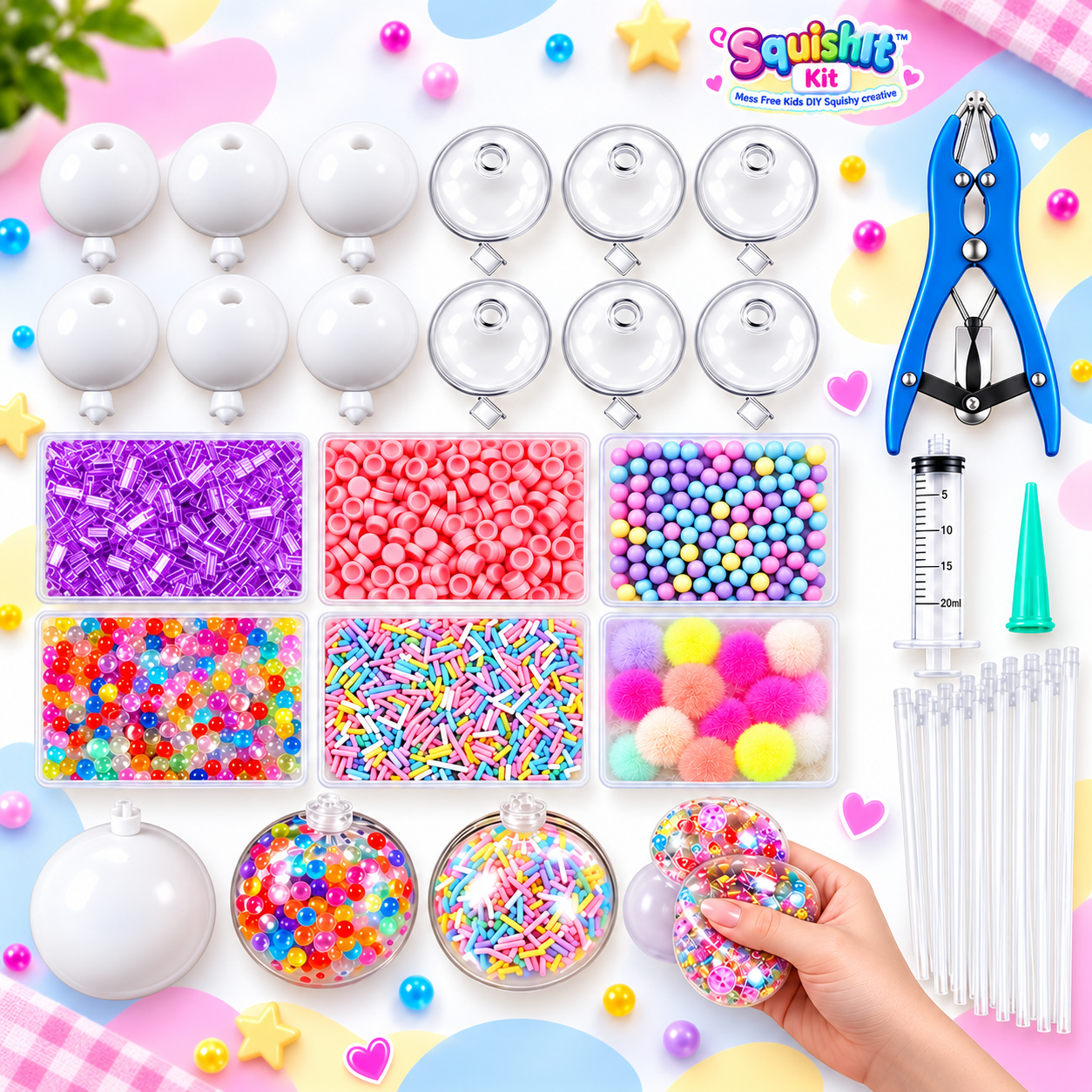 SquishIt™️ Kit - Mess Free Kids DIY Squishy creative