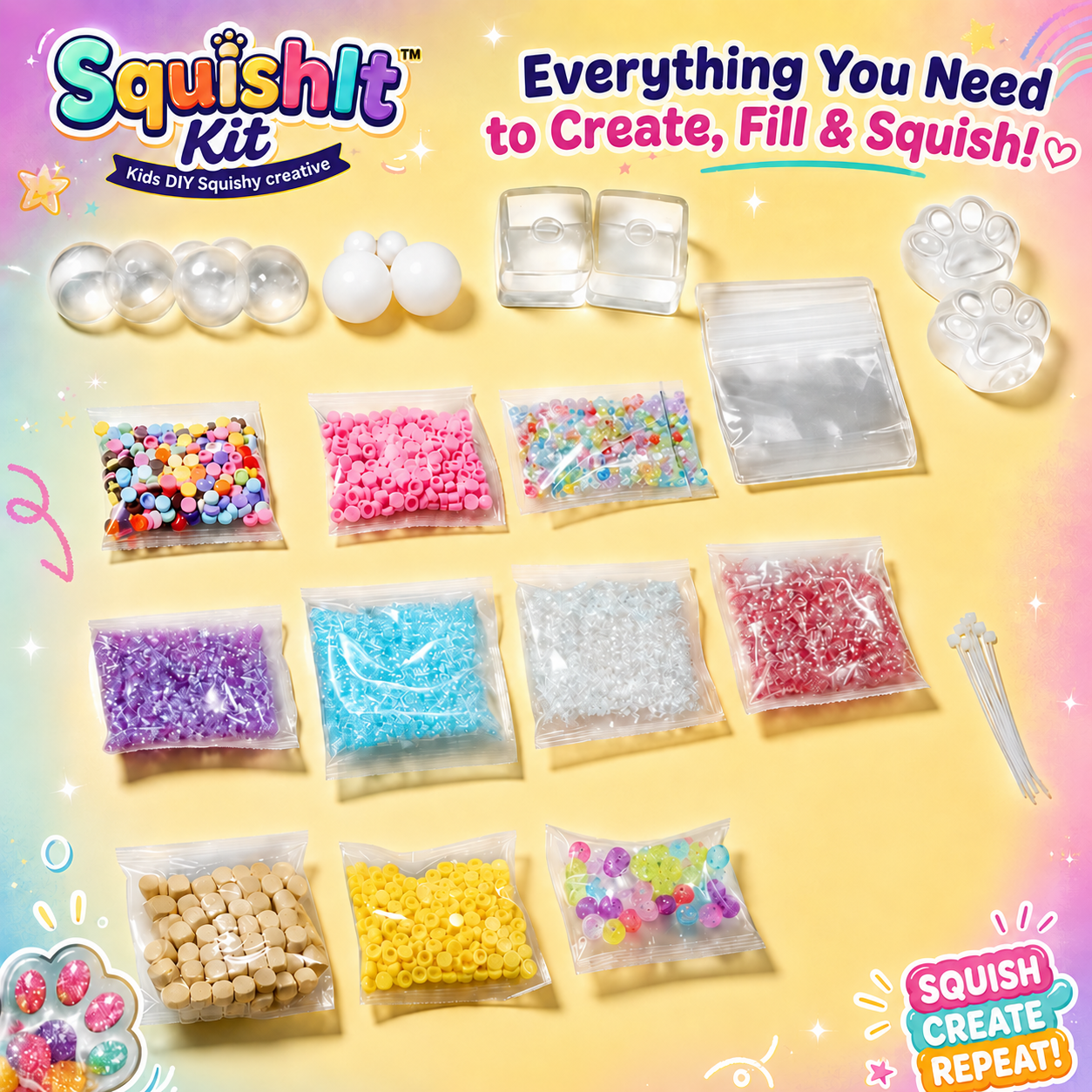 SquishIt™️ Kit - Kids DIY Squishy creative