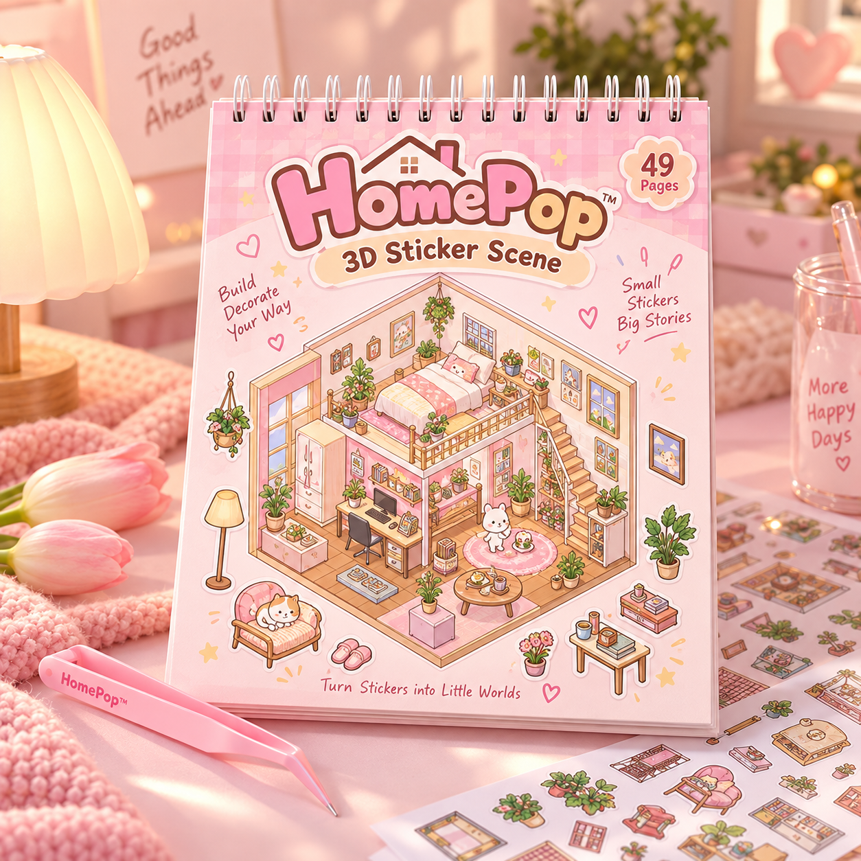 HomePop™ - 3D Sticker Scene