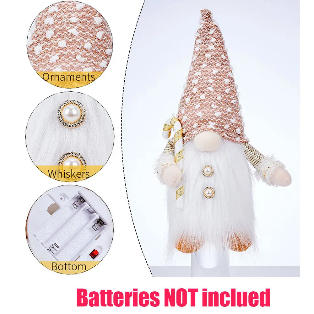 Glowing Gnome Christmas Doll