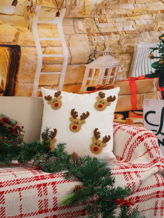 Tufted Christmas Pillow Cover