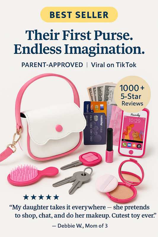 MiniMiss™️ - Pretend Play Purse + Accessories Set