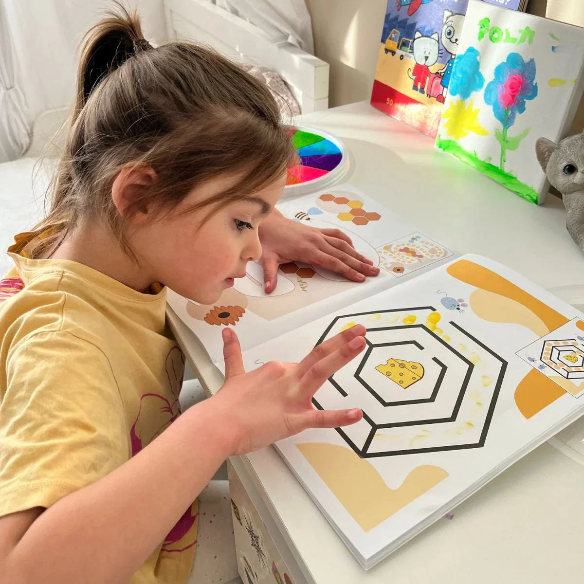 FingerArt™️ - Montessori Fingerprint Coloring Book