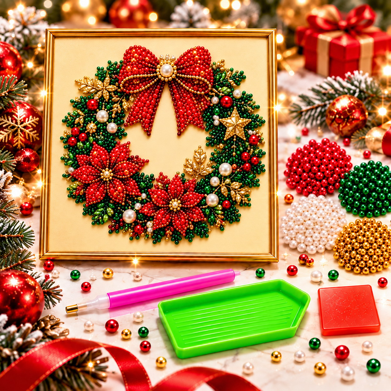 JingleBeads™ — DIY Christmas Pearl Art Kit