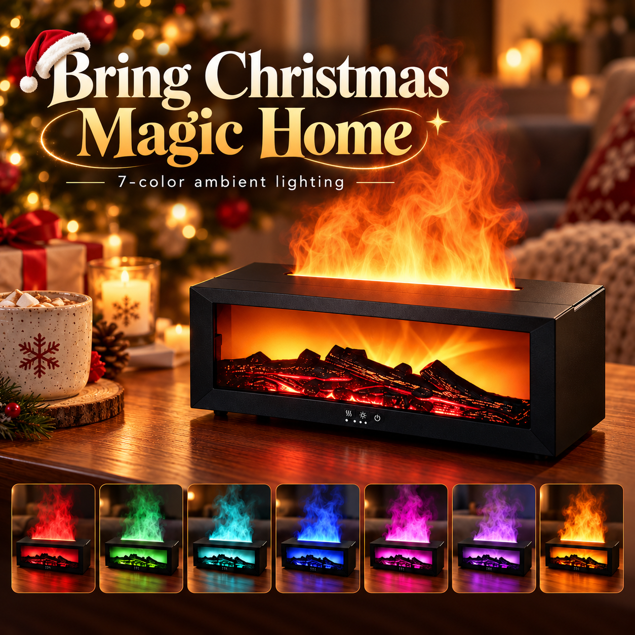 YuleMist™ - Winter Flame Humidifier