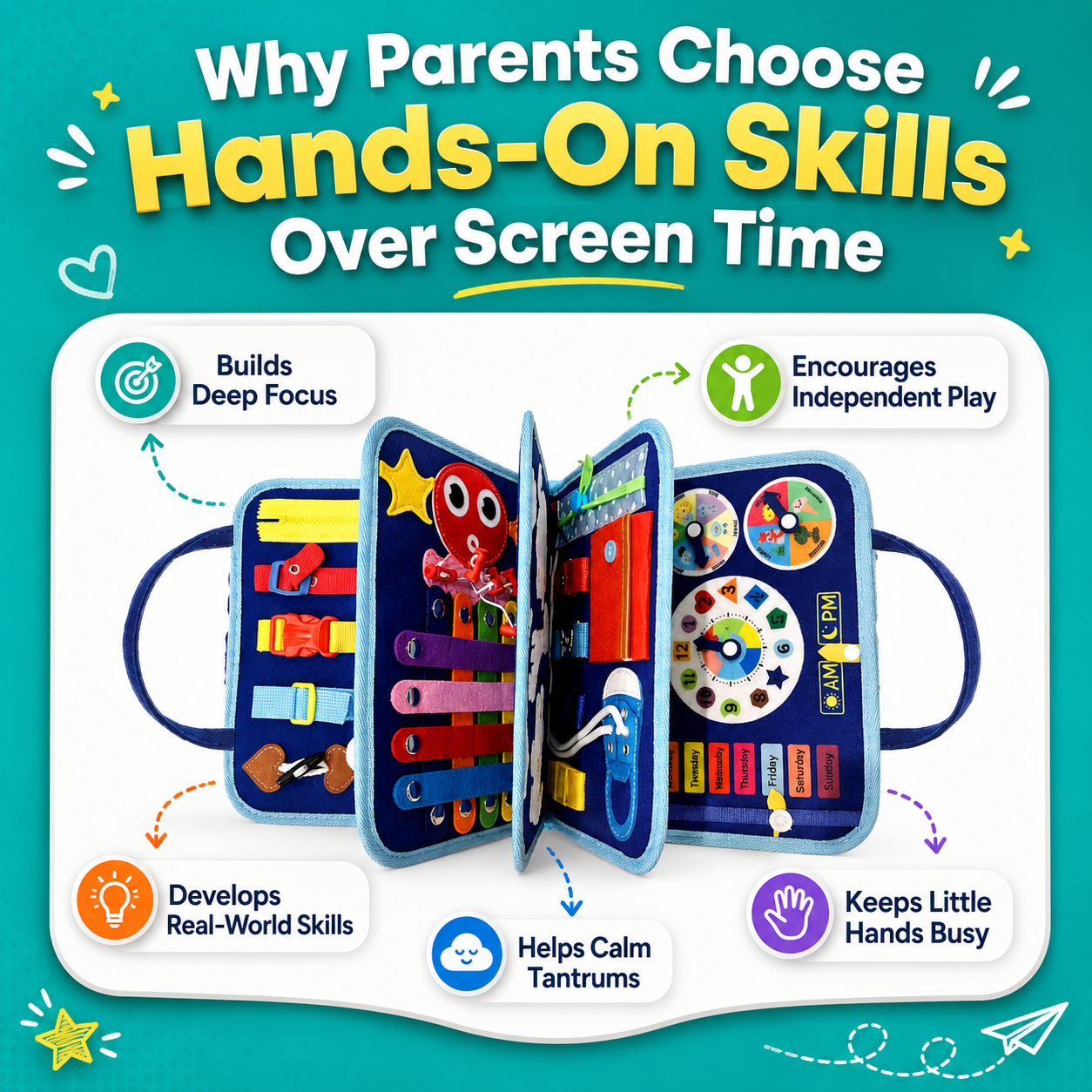 TinkrBoard™ - Montessori Kids Busy Board