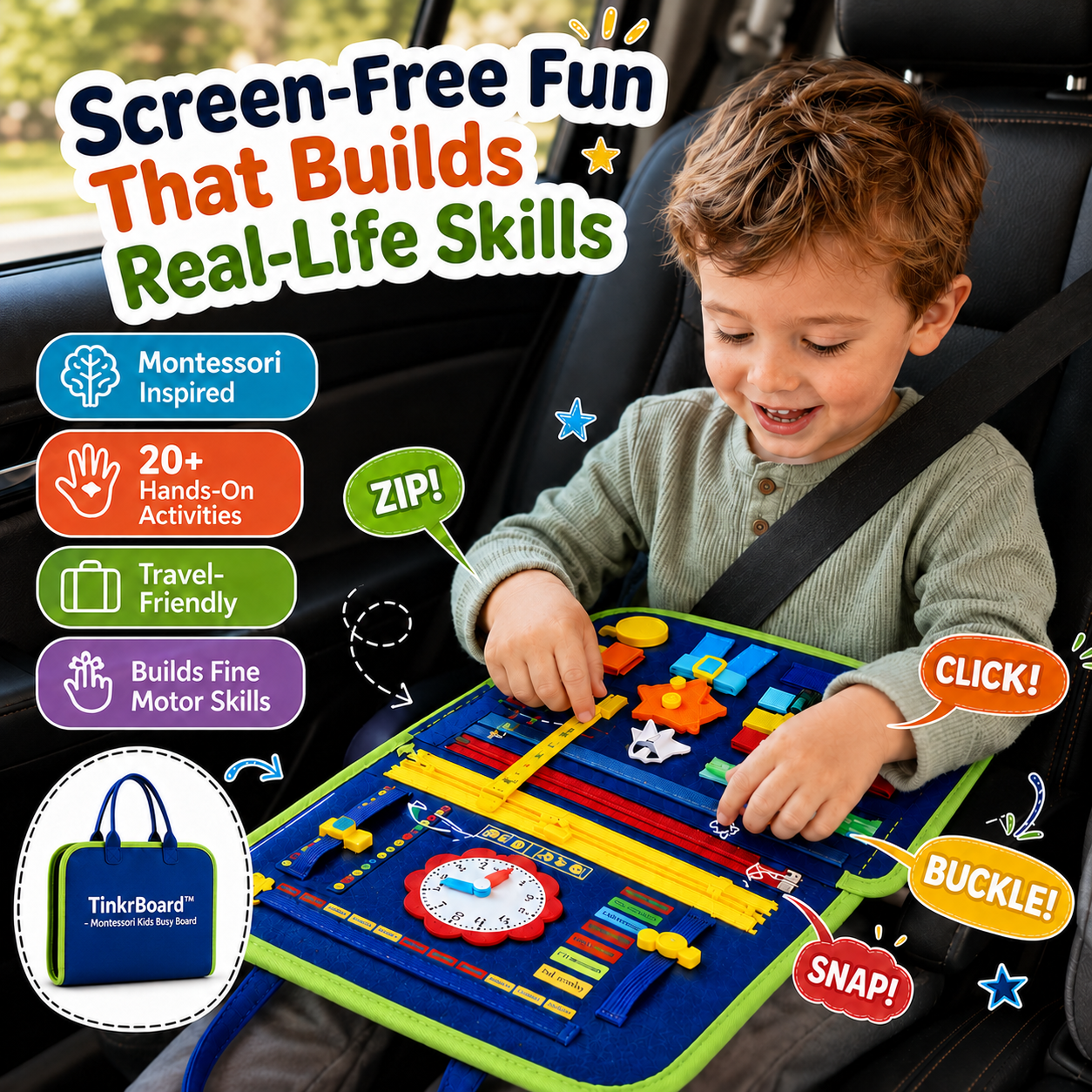 TinkrBoard™ - Montessori Kids Busy Board