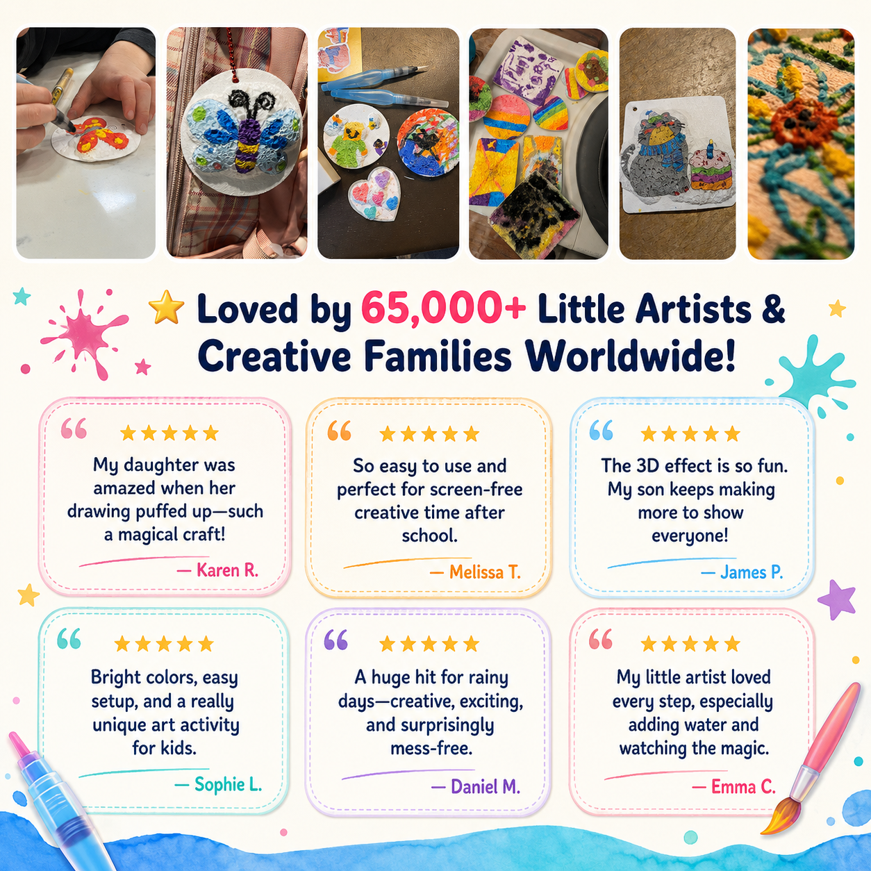 PuffPaint™️ - Magic 3D Paint Kit