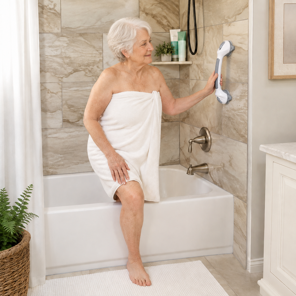 PowerGrip™️ - Shower Grab Bar