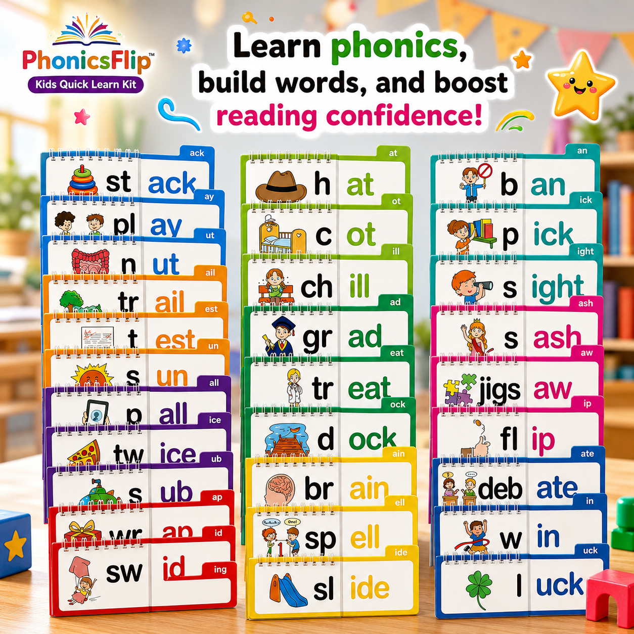 PhonicsFlip™ - Kids Quick Learn Kit