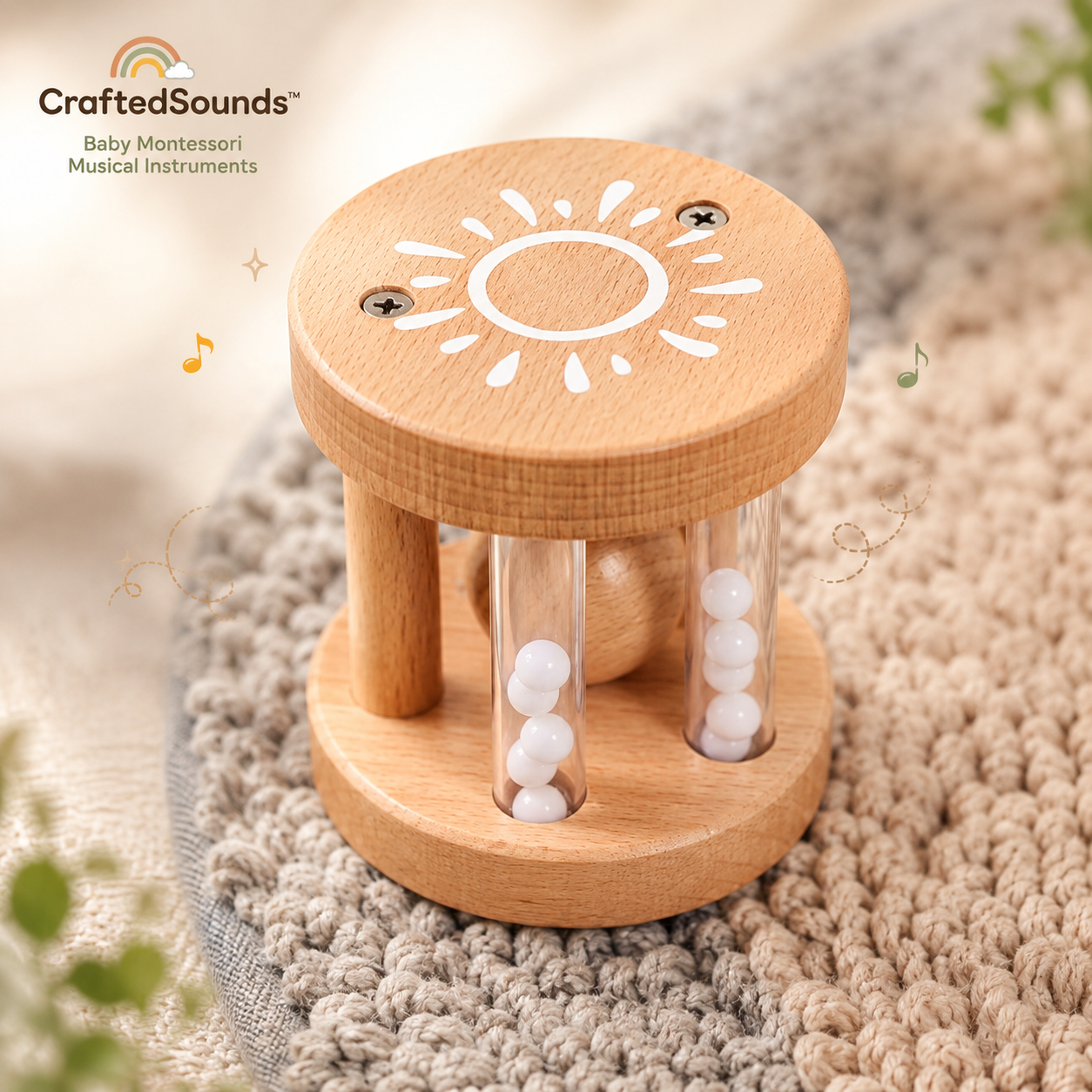 CraftedSounds™ - Baby Montessori Musical Instruments