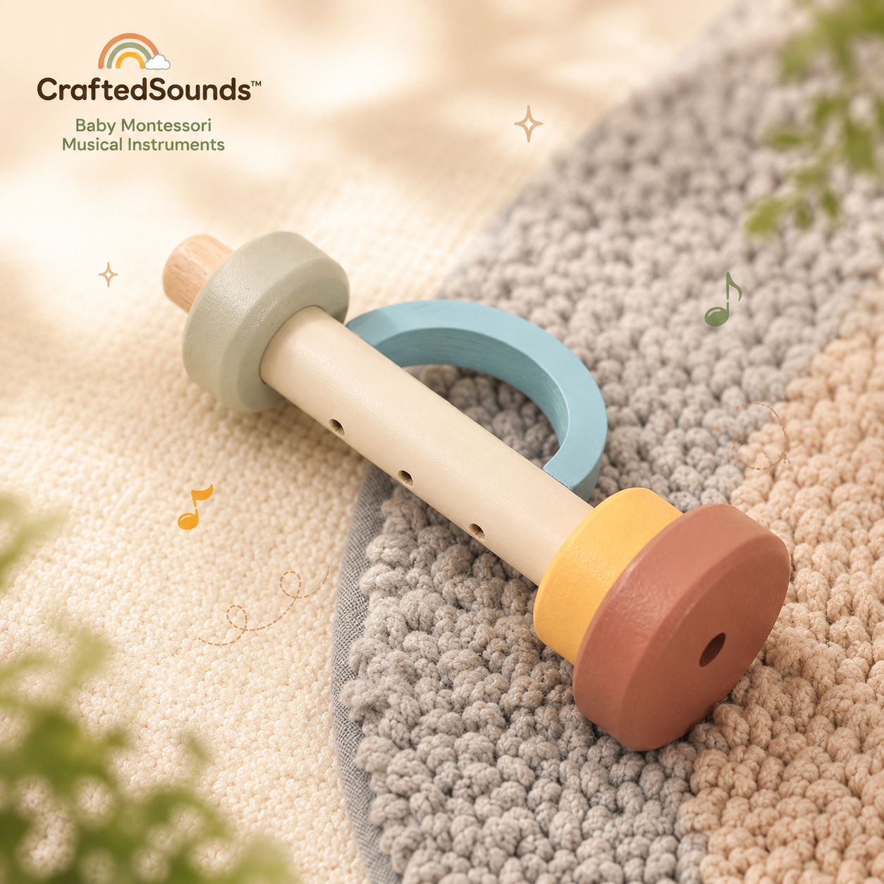 CraftedSounds™ - Baby Montessori Musical Instruments