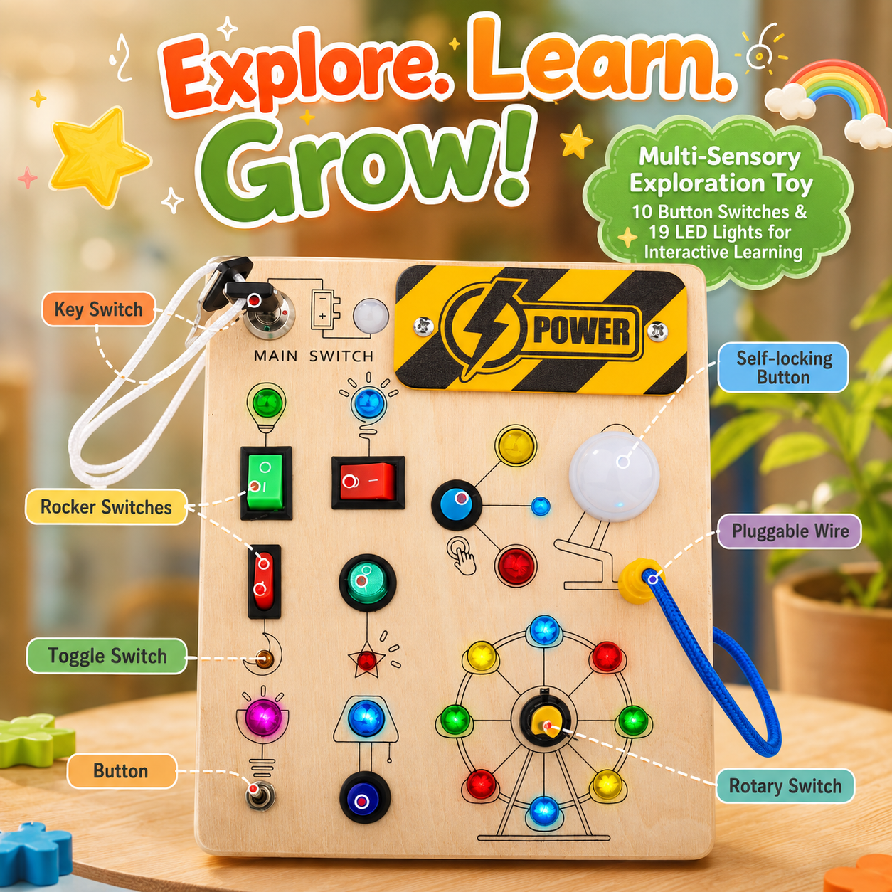 BusyBoard™️ - Kids montessori play board