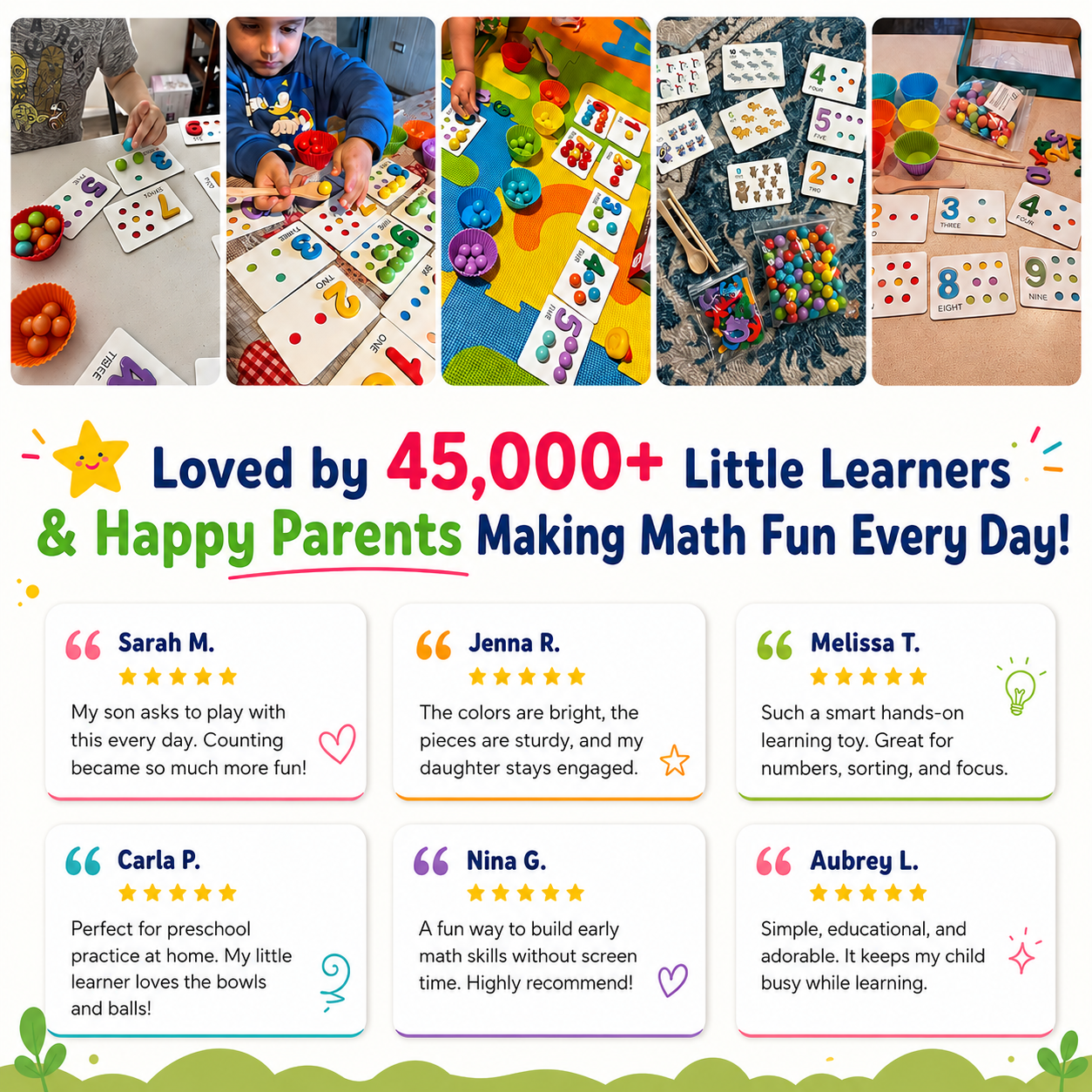 ColorPop™ - Montessori Arithmetic Math Toy Set