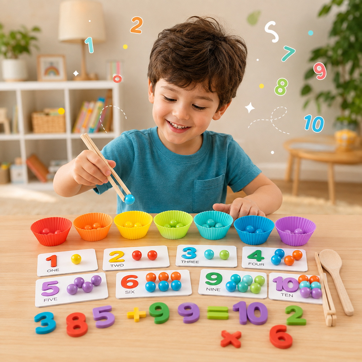 ColorPop™ - Montessori Arithmetic Math Toy Set
