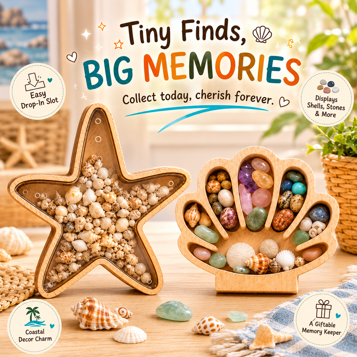 TreasureKeep™ - Kids nature display box