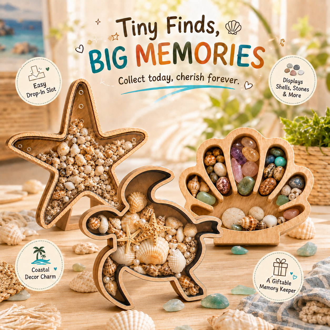 TreasureKeep™ - Kids nature display box