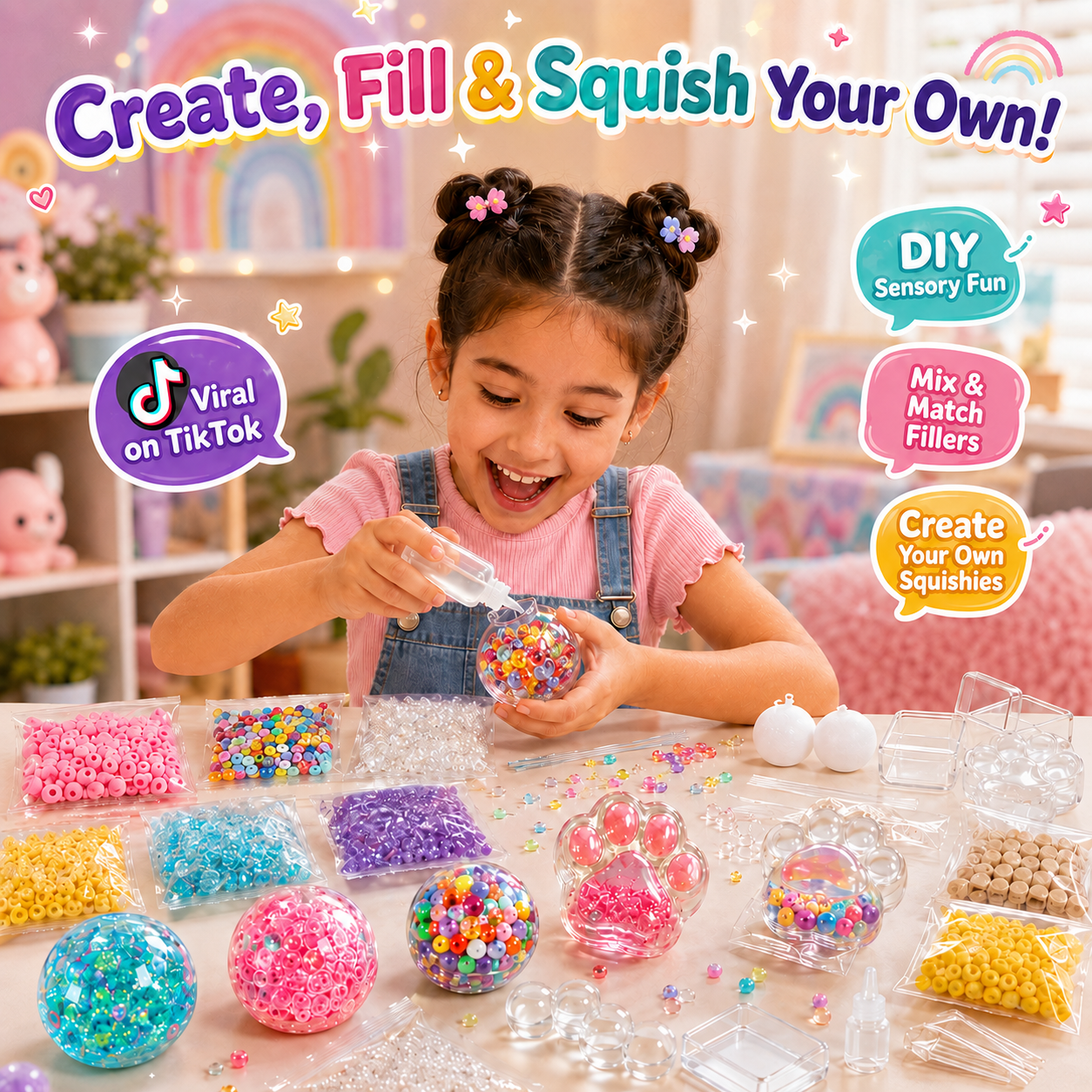 SquishIt™️ Kit - Kids DIY Squishy creative