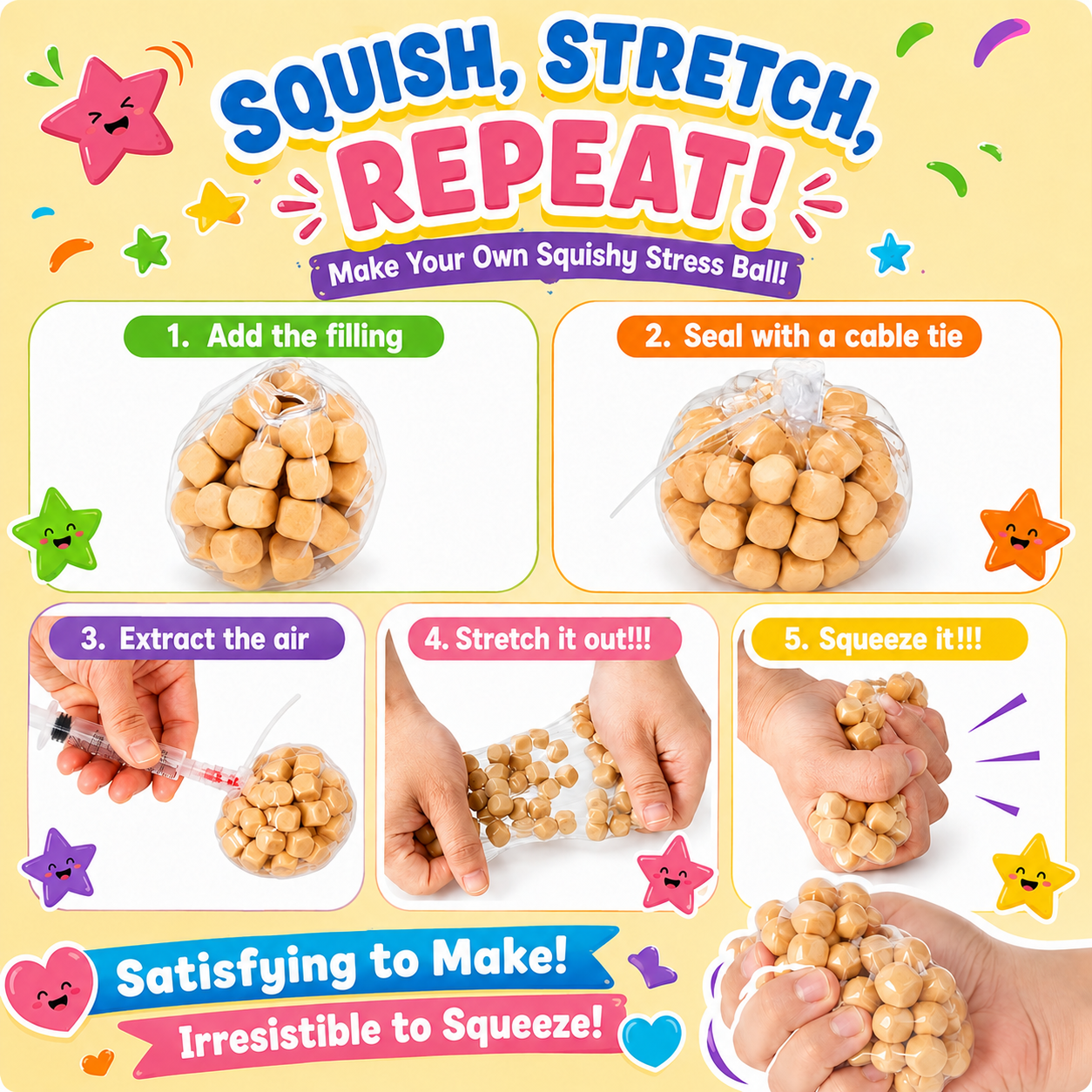 SquishIt™️ Kit - Kids DIY Squishy creative