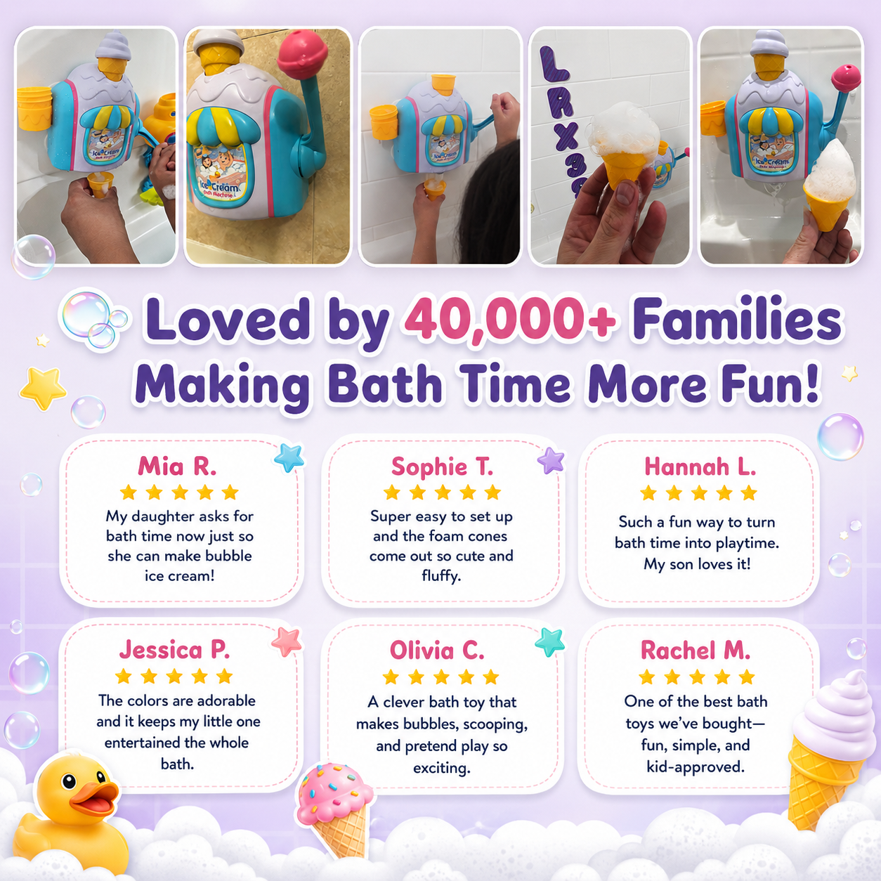 BubbleCream™ - Kids Foam Scoop machine