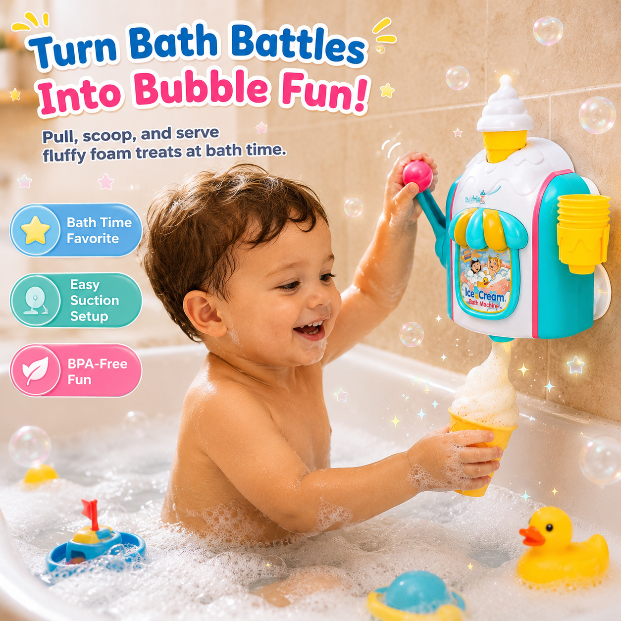 BubbleCream™ - Kids Foam Scoop machine