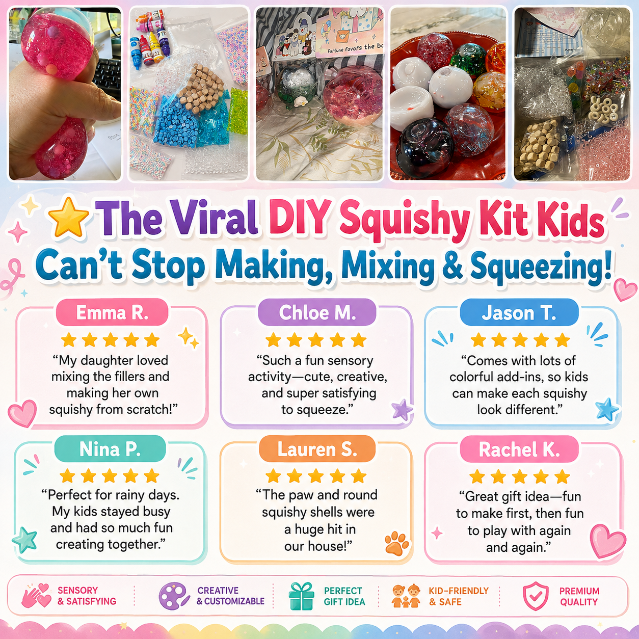 SquishIt™️ Kit - Kids DIY Squishy creative