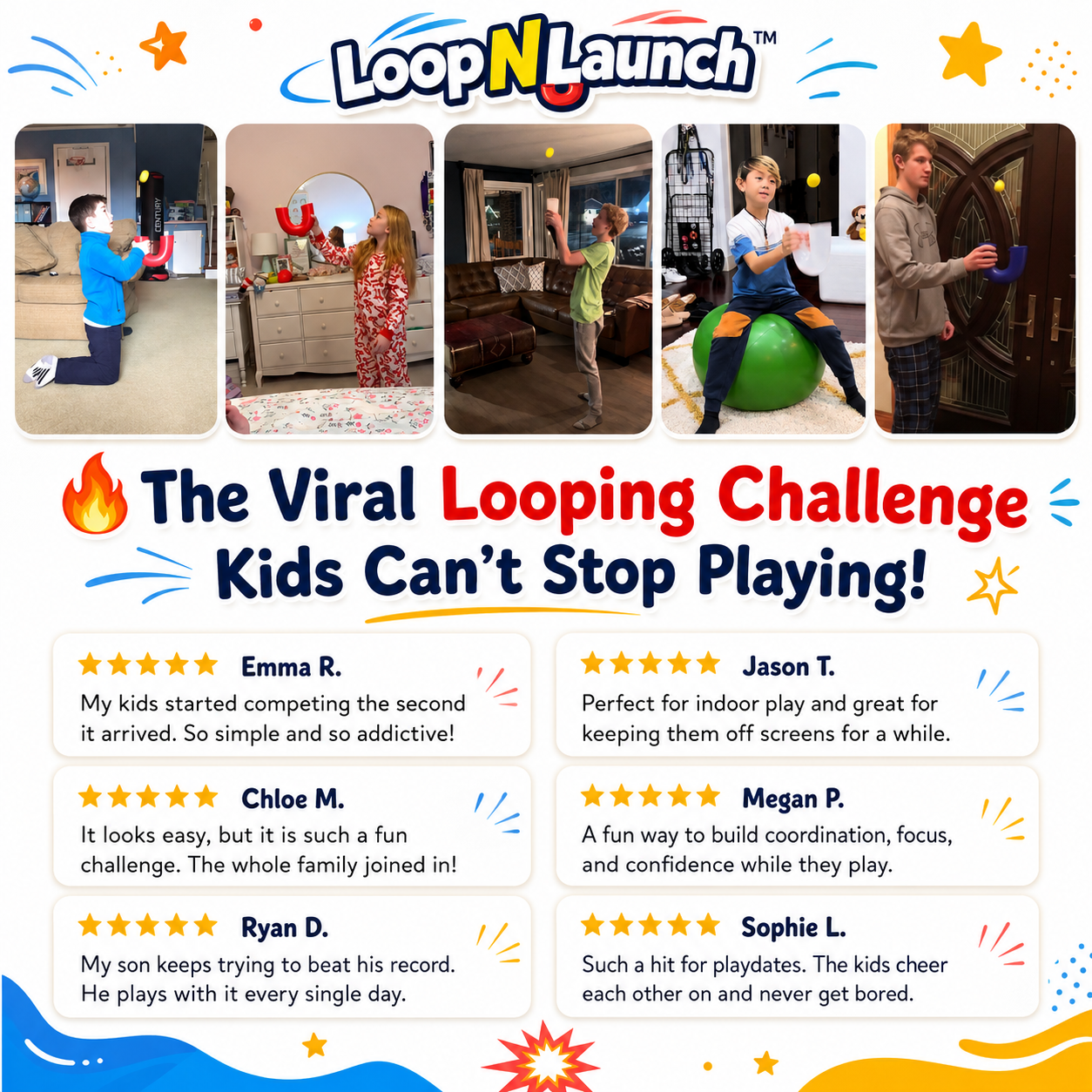 LoopNLaunch™ - Kids Interactive Game
