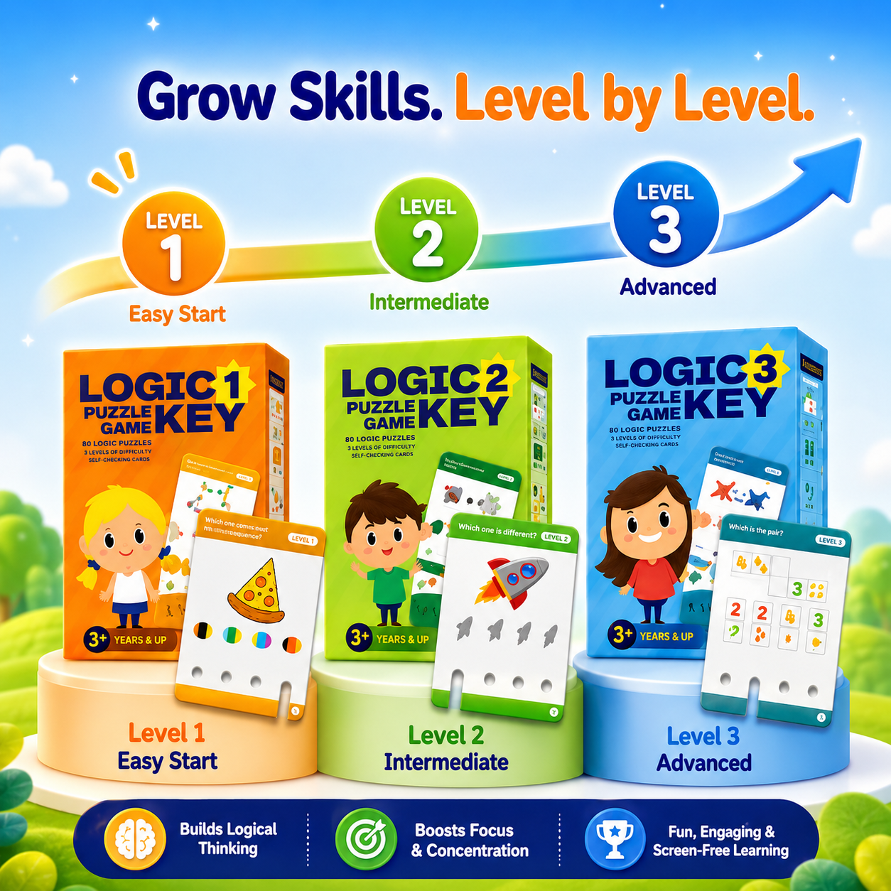 LogicKey™ - Kids Educational Toy