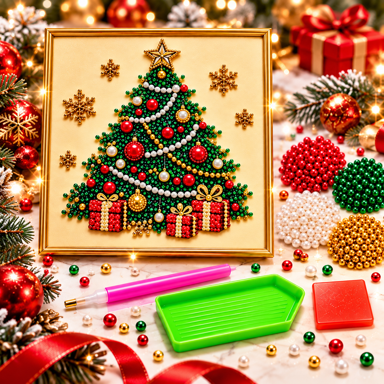 JingleBeads™ — DIY Christmas Pearl Art Kit