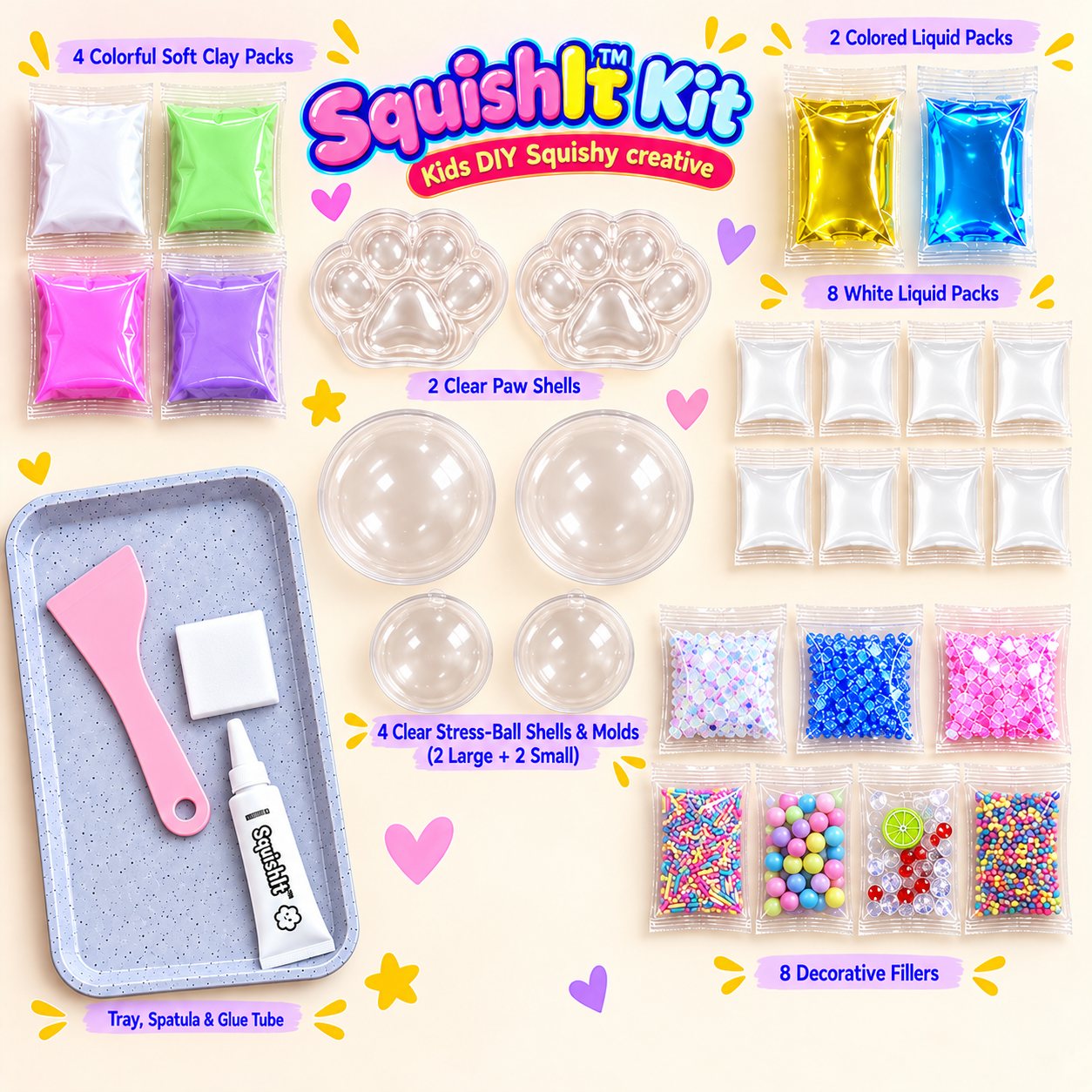SquishIt™️ Kit - Kids DIY Squishy creative