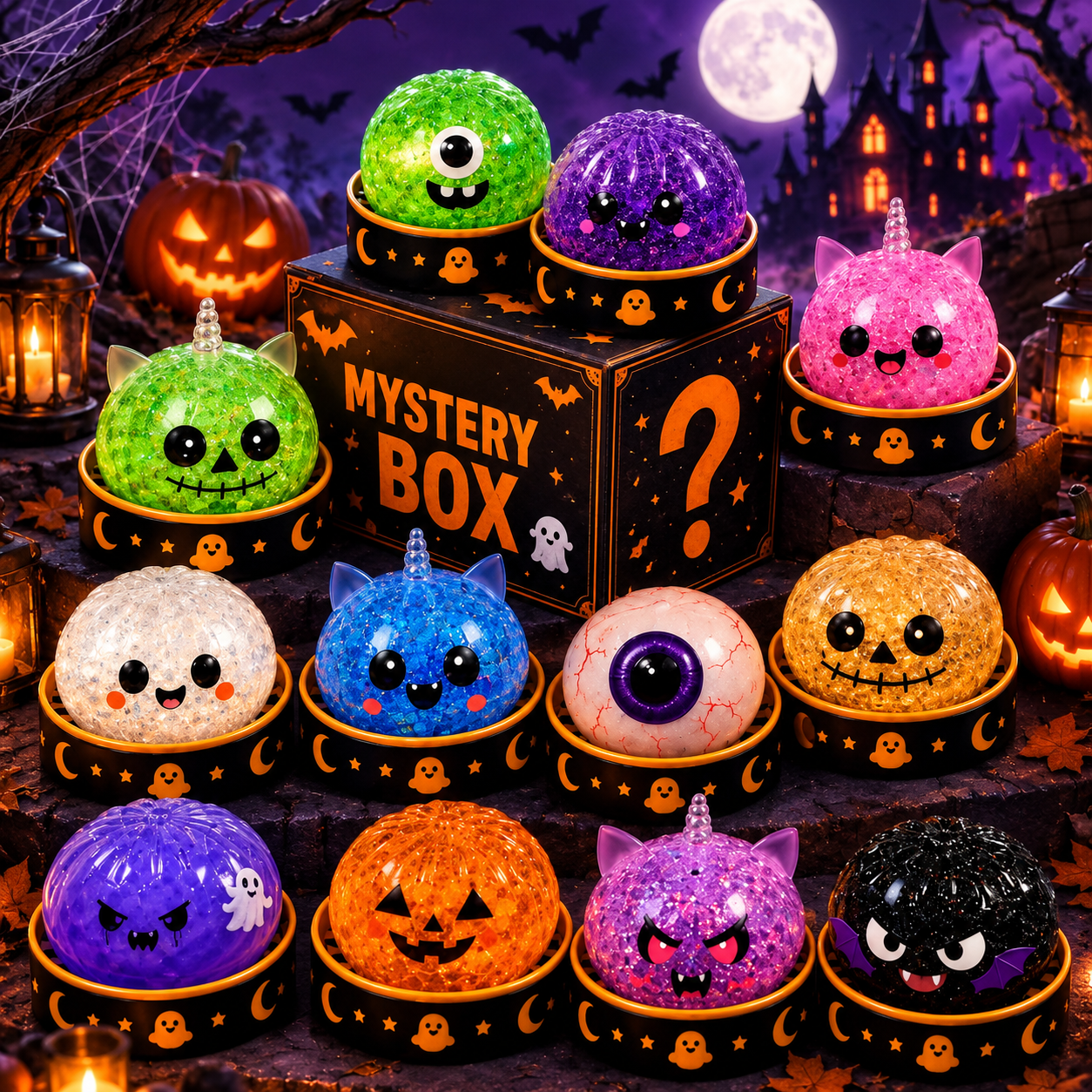 SpookyDumpling™️ – Halloween Squishy Mystery Box