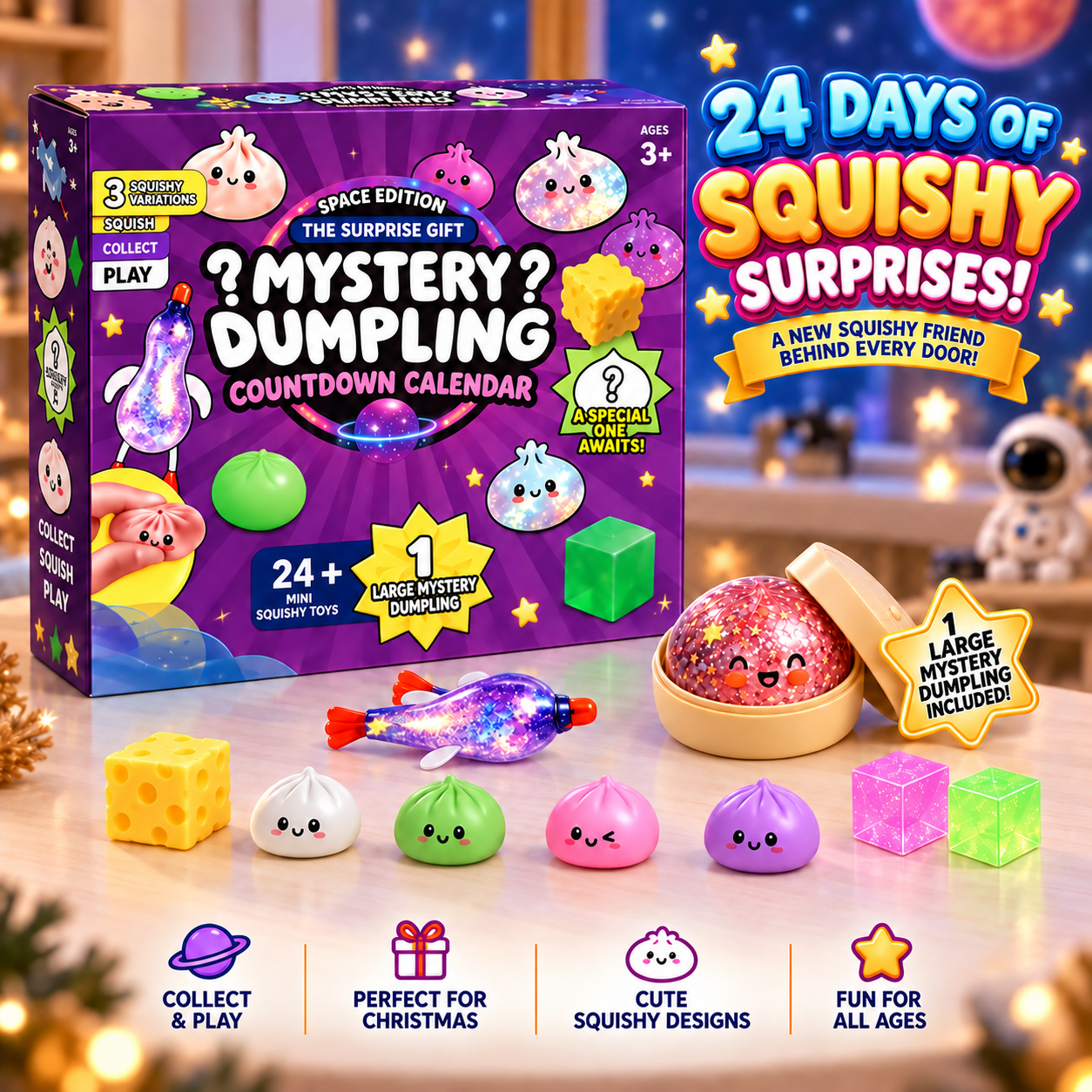 Mystery Dumpling 2026 Calendar - Space Edition