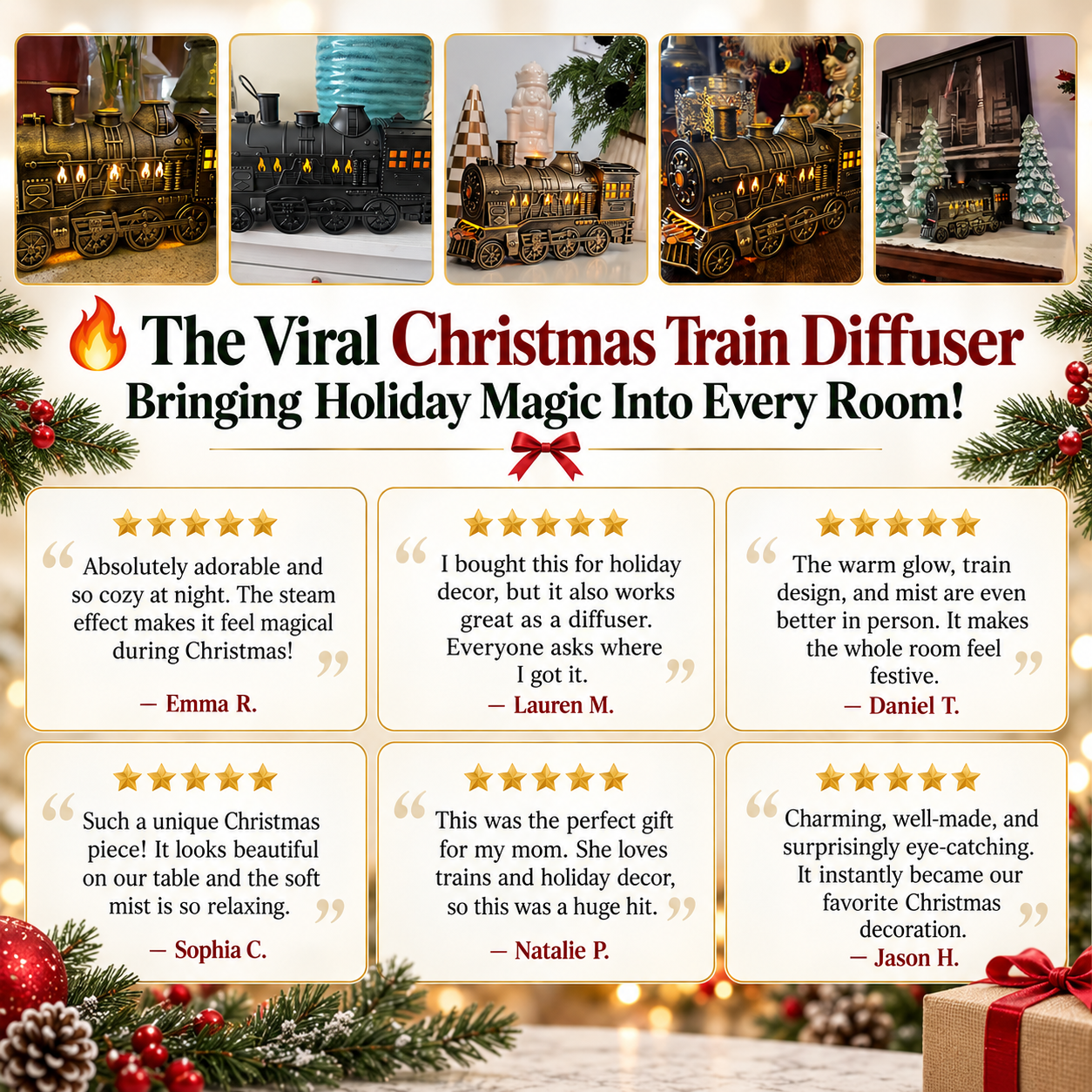 SteamExpress™ — The Christmas Train Diffuser