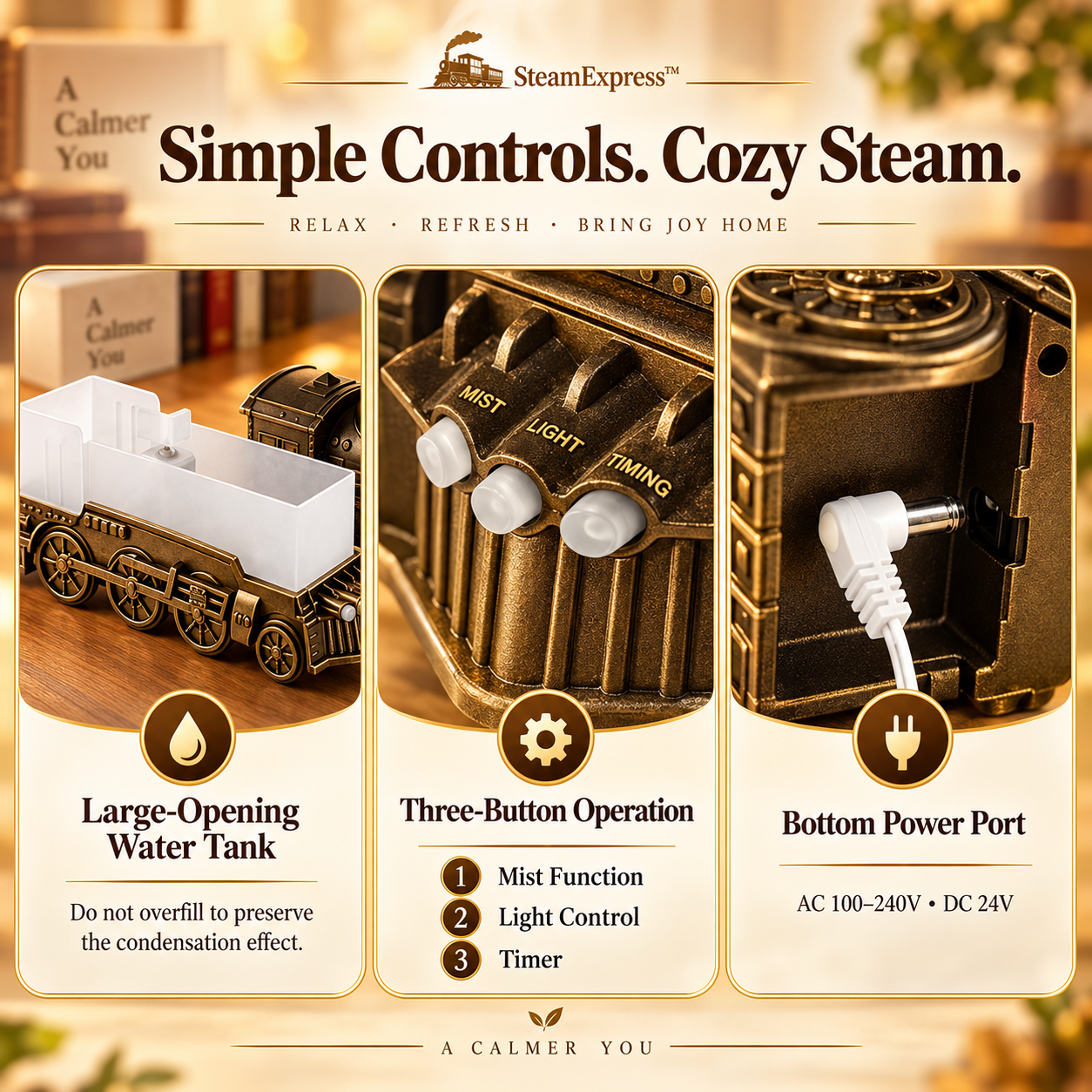 SteamExpress™ — The Christmas Train Diffuser