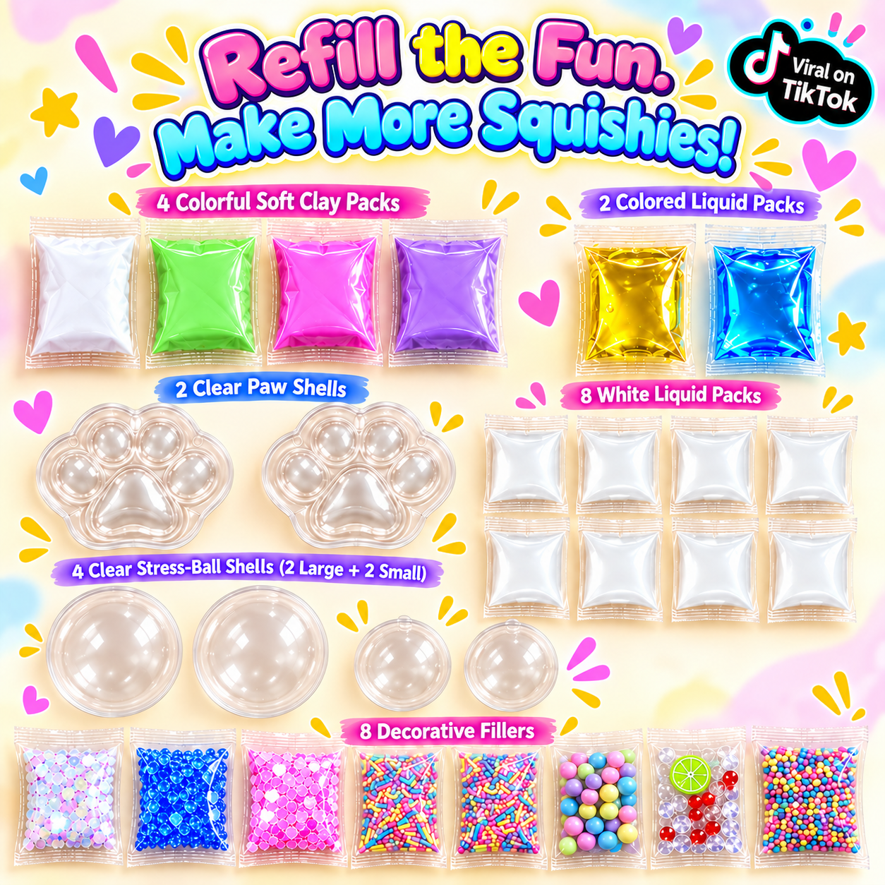 SquishIt™ Refill & Create Pack