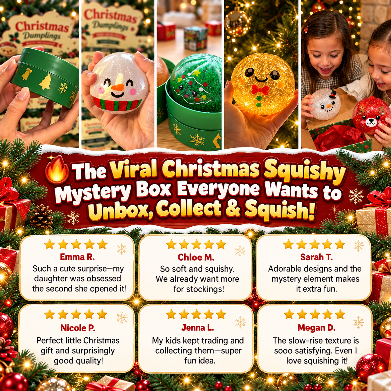 Squishmas™️ – Christmas Squishy Mystery Box