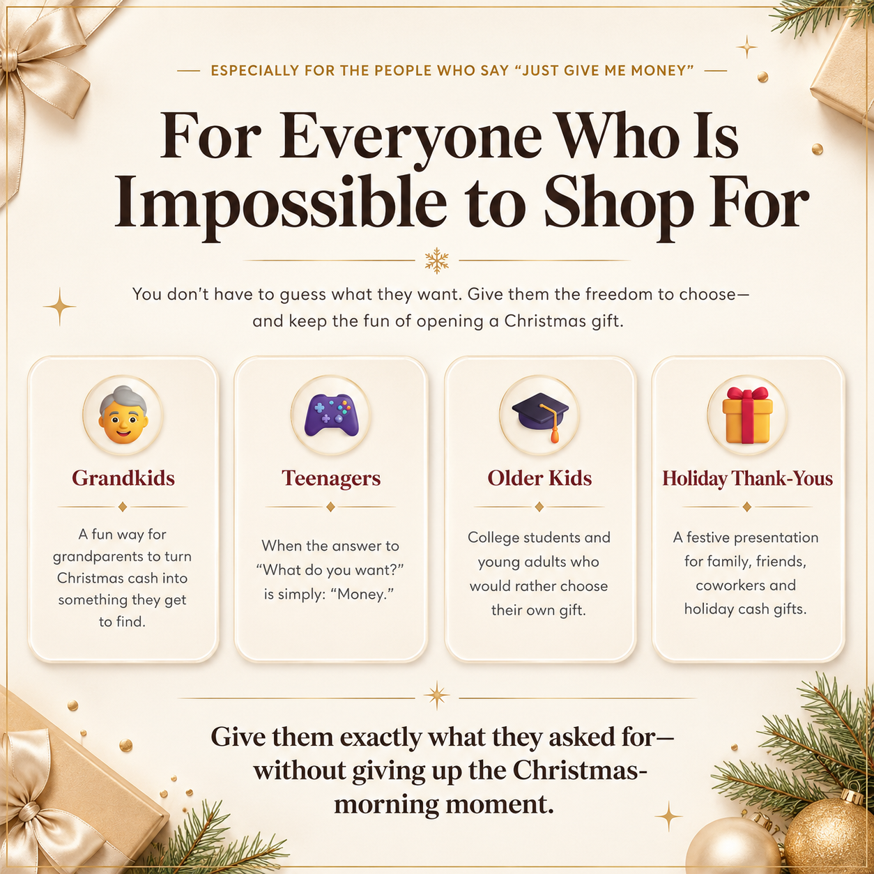 CashClaus™ Christmas Tree Bauble