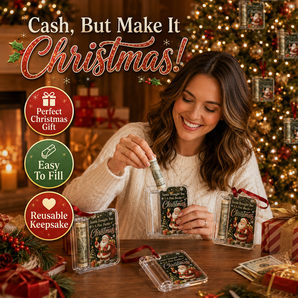 CashClaus™ Christmas Tree Bauble