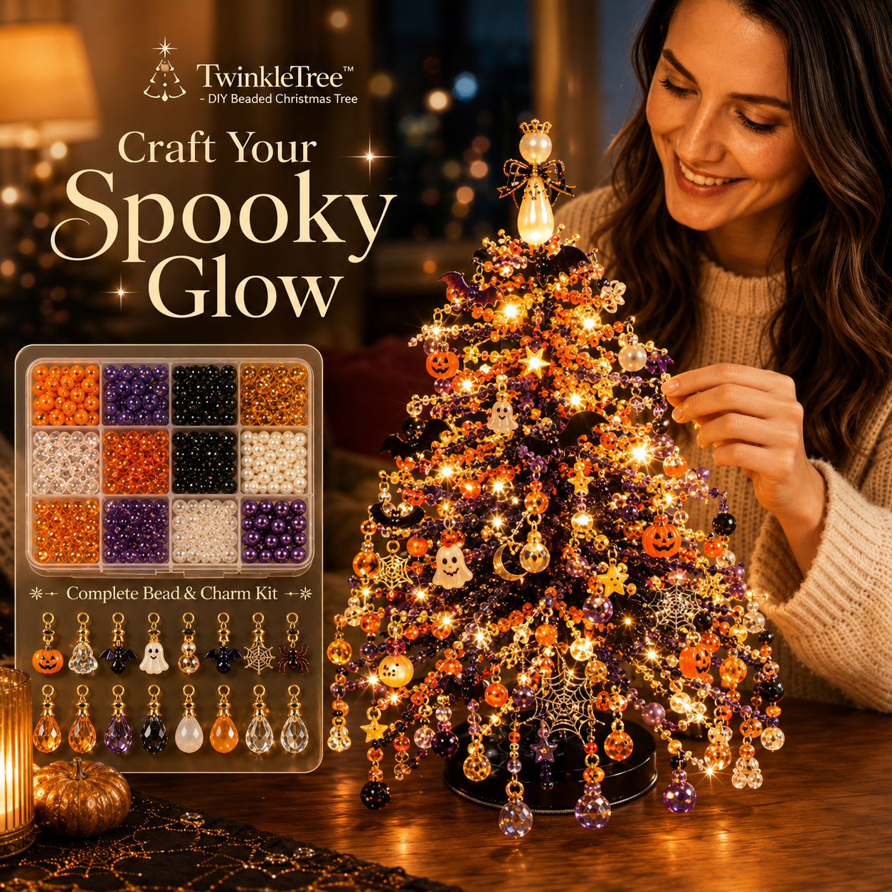 TwinkleTree™ - DIY Beaded Christmas Tree