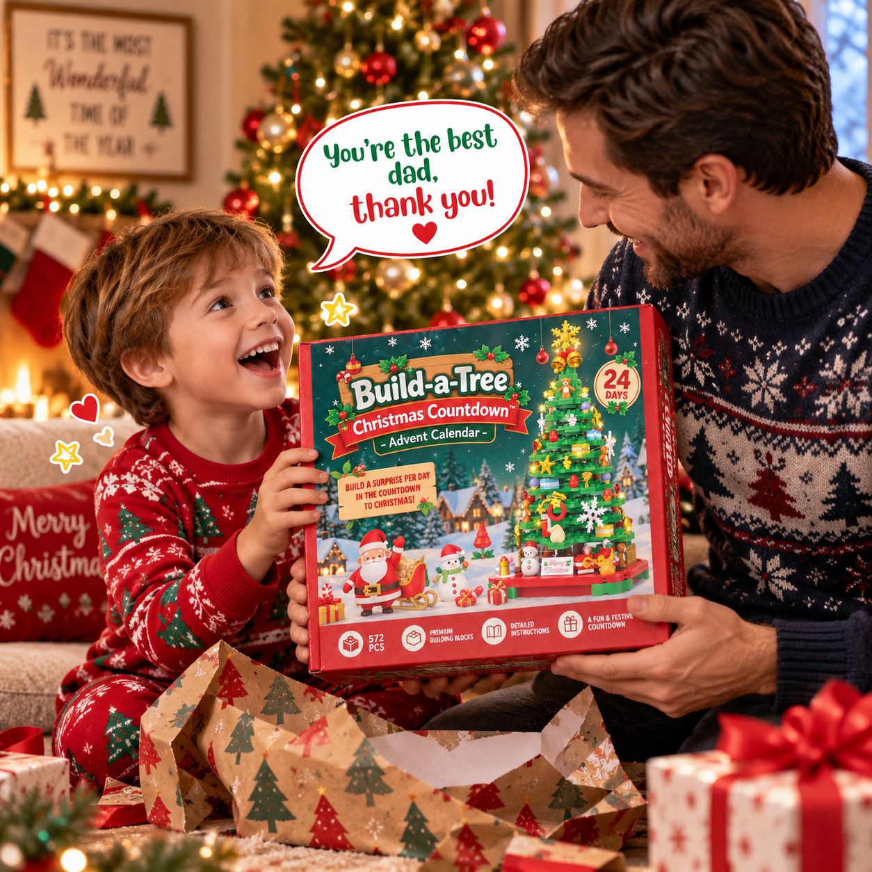 Build-a-Tree Christmas Countdown™ - Advent Calendar