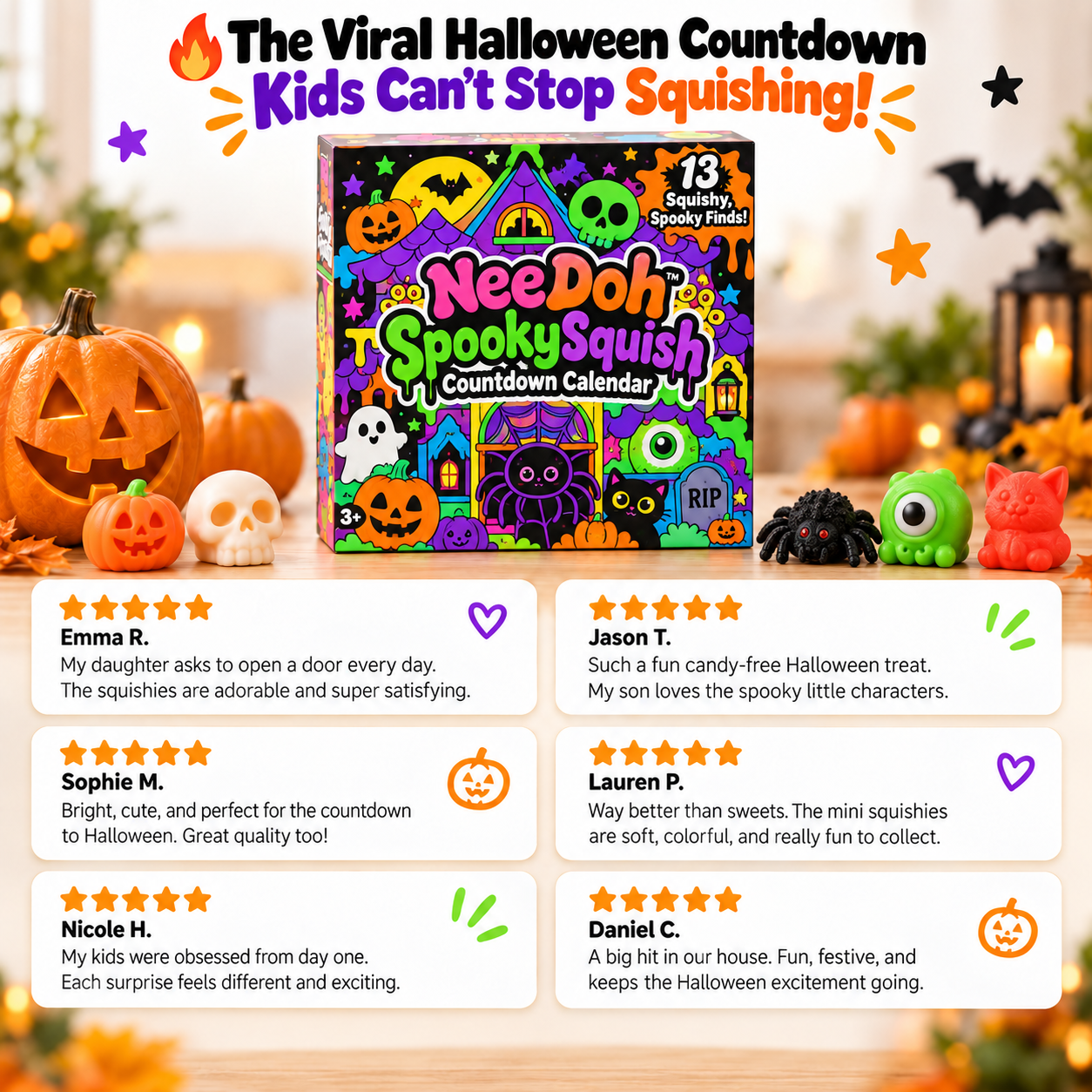 NeeDoh™️ - SpookySquish Countdown Calendar