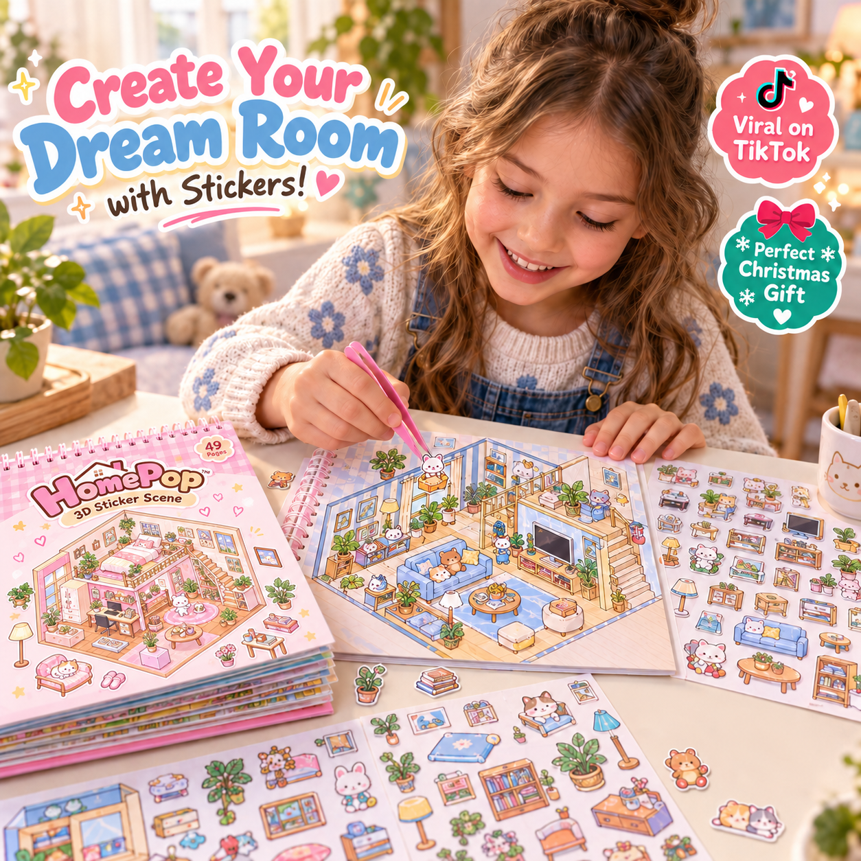 HomePop™ - 3D Sticker Scene