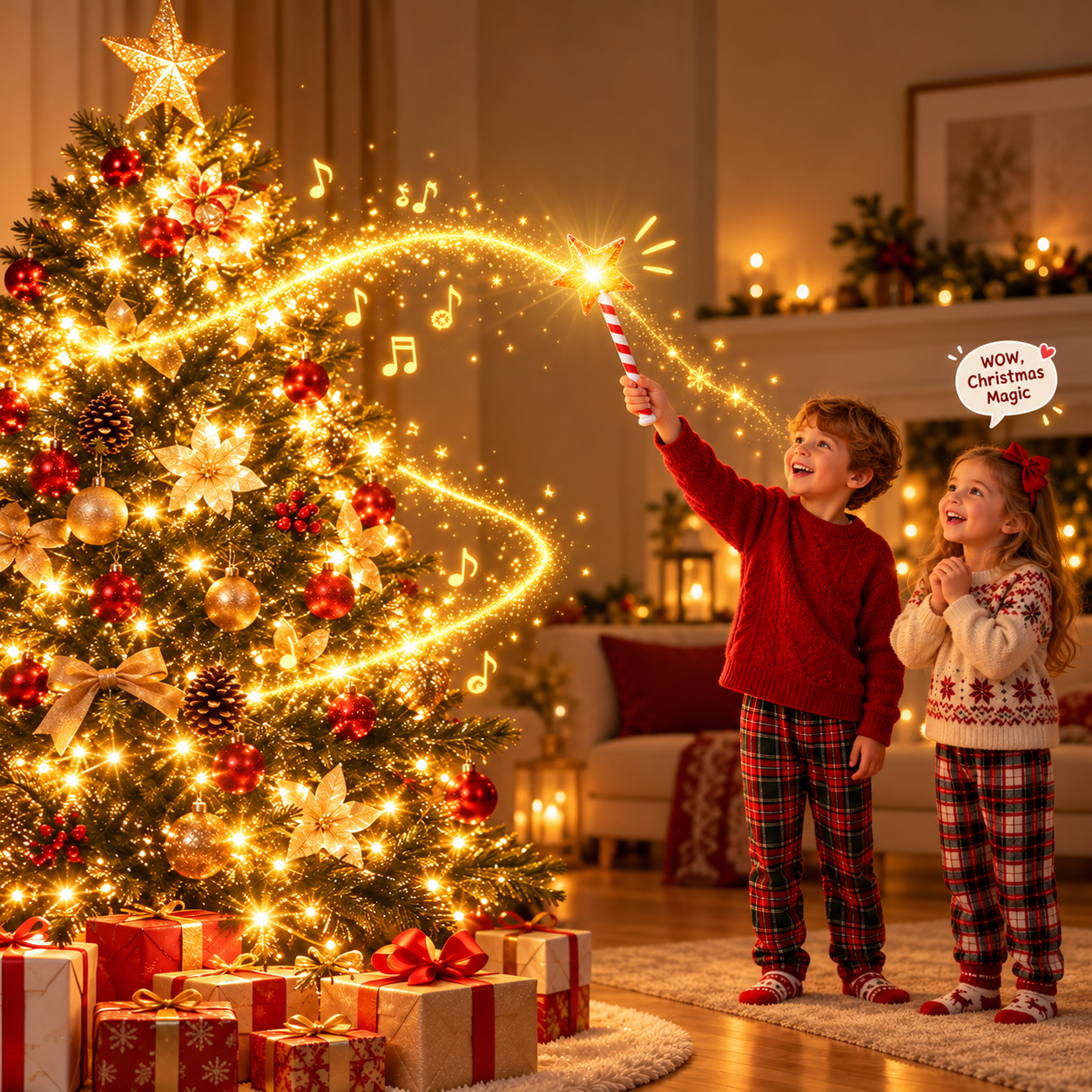 WaveWand™ - Christmas Tree Light Up Wand