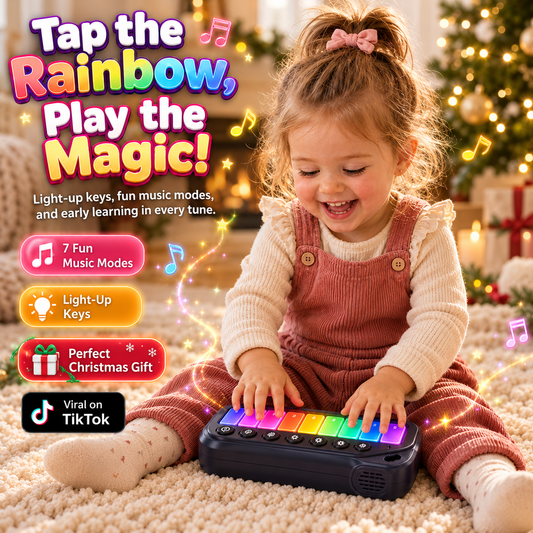 PianoPop™- Kids Educational Rainbow Piano
