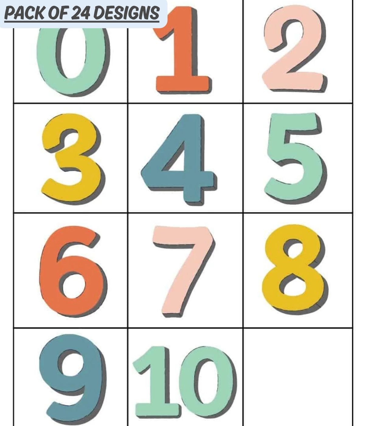 DoodleGlow Trace™ -  Printable Educational Collection