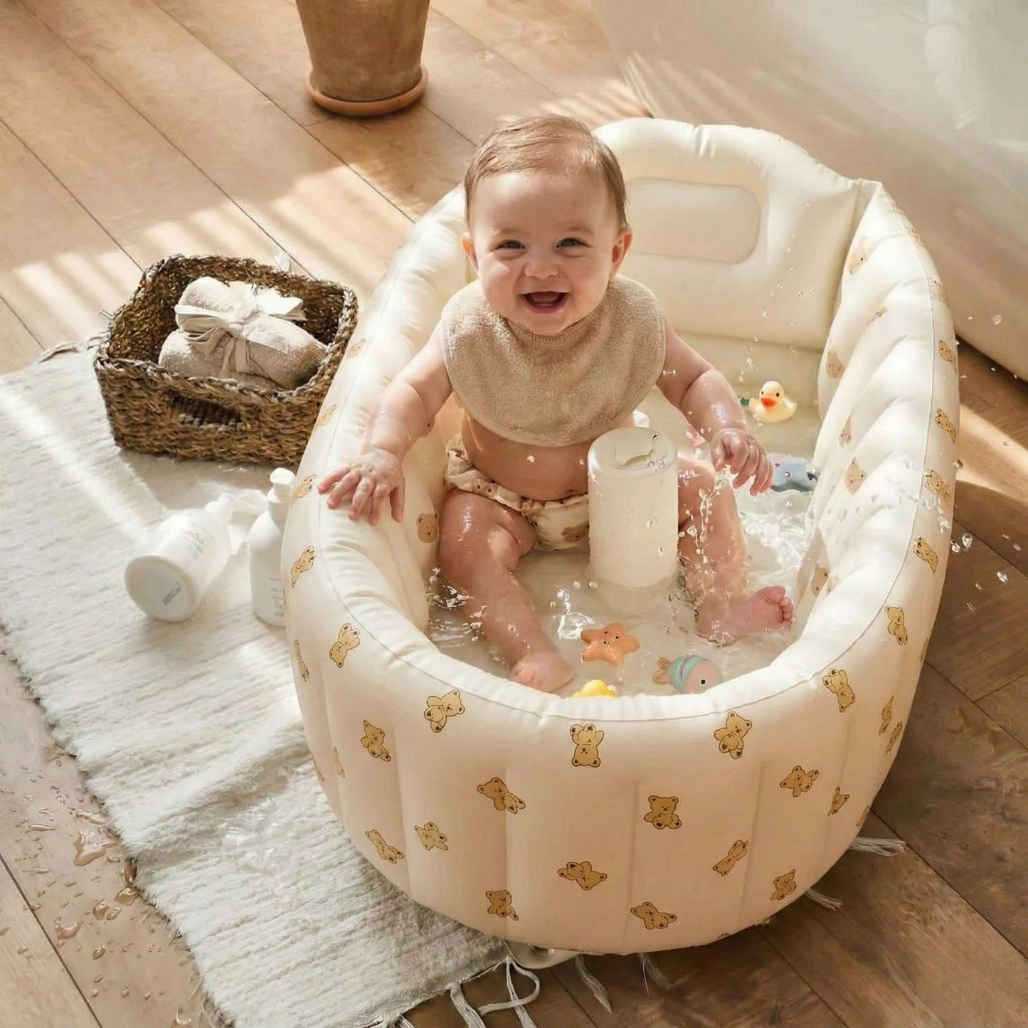 TravelTots Tub™ - Self inflating baby bath