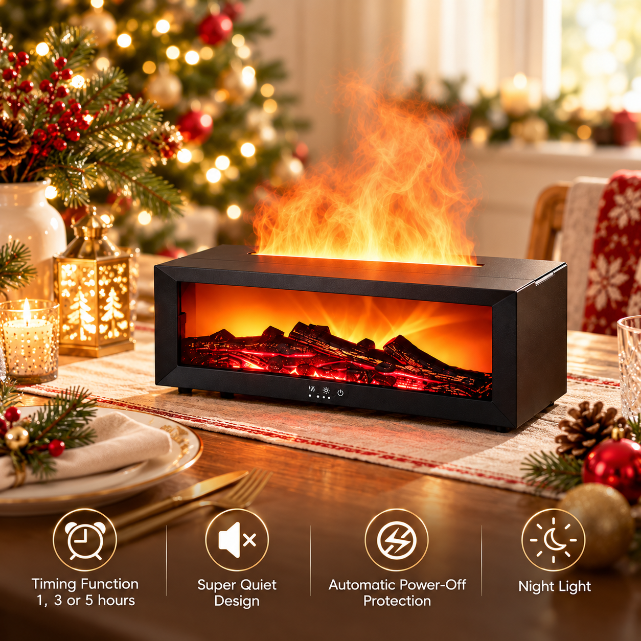 YuleMist™ - Winter Flame Humidifier